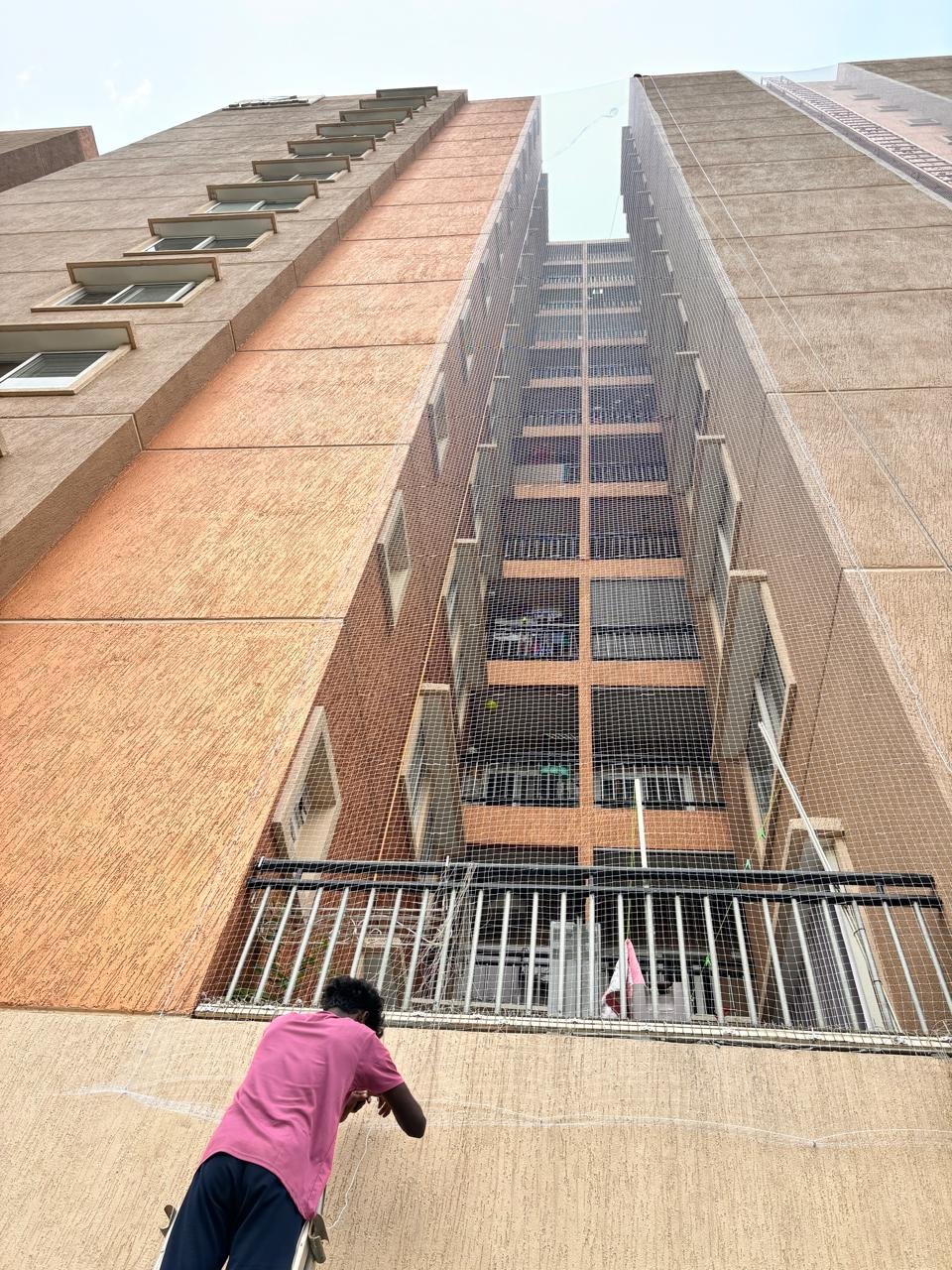 Apartment Duct Net Installation in Hyderabad